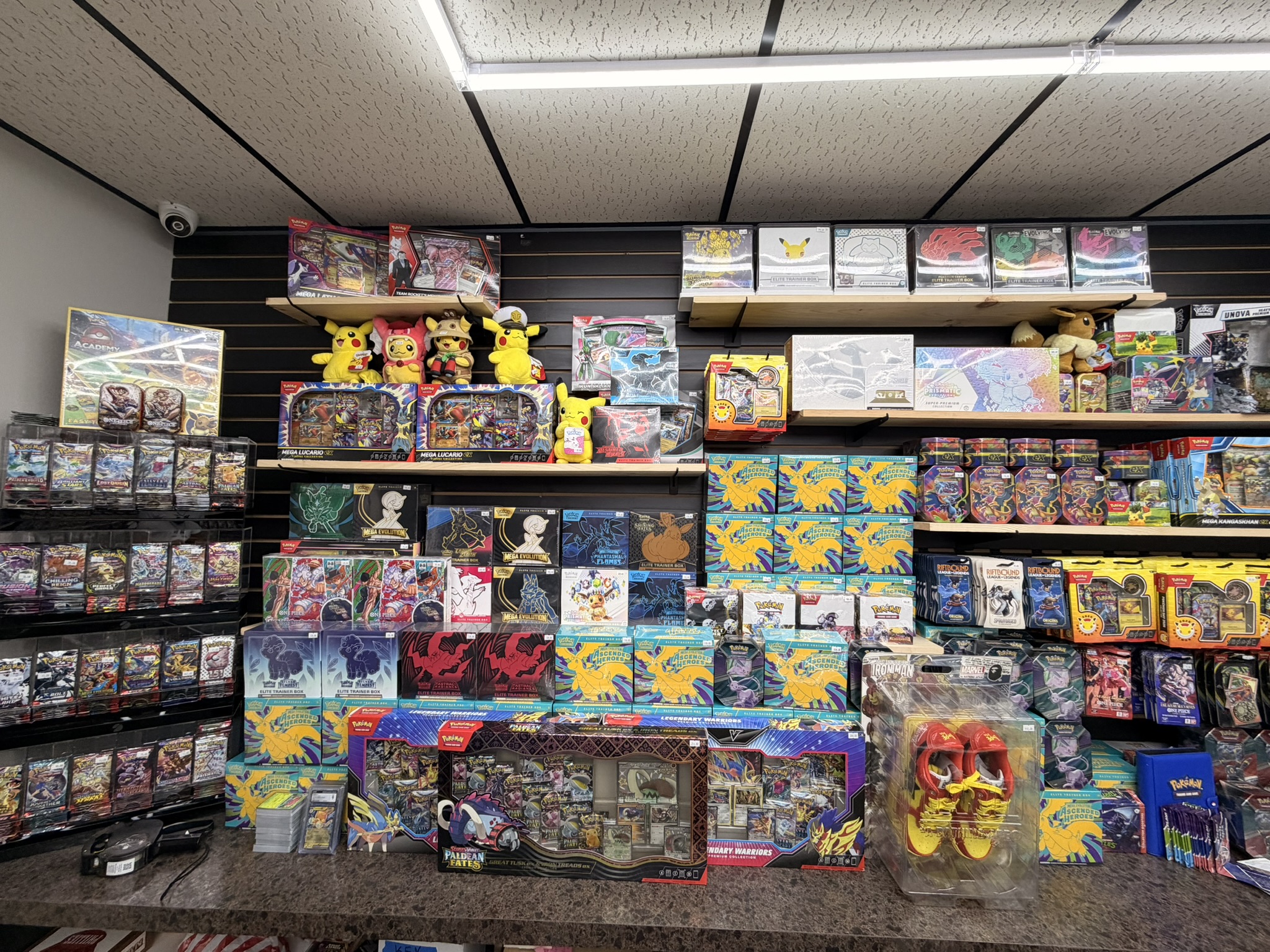 Pokémon cards — Elite Trainer Boxes tins singles at Alltimate DeLand FL