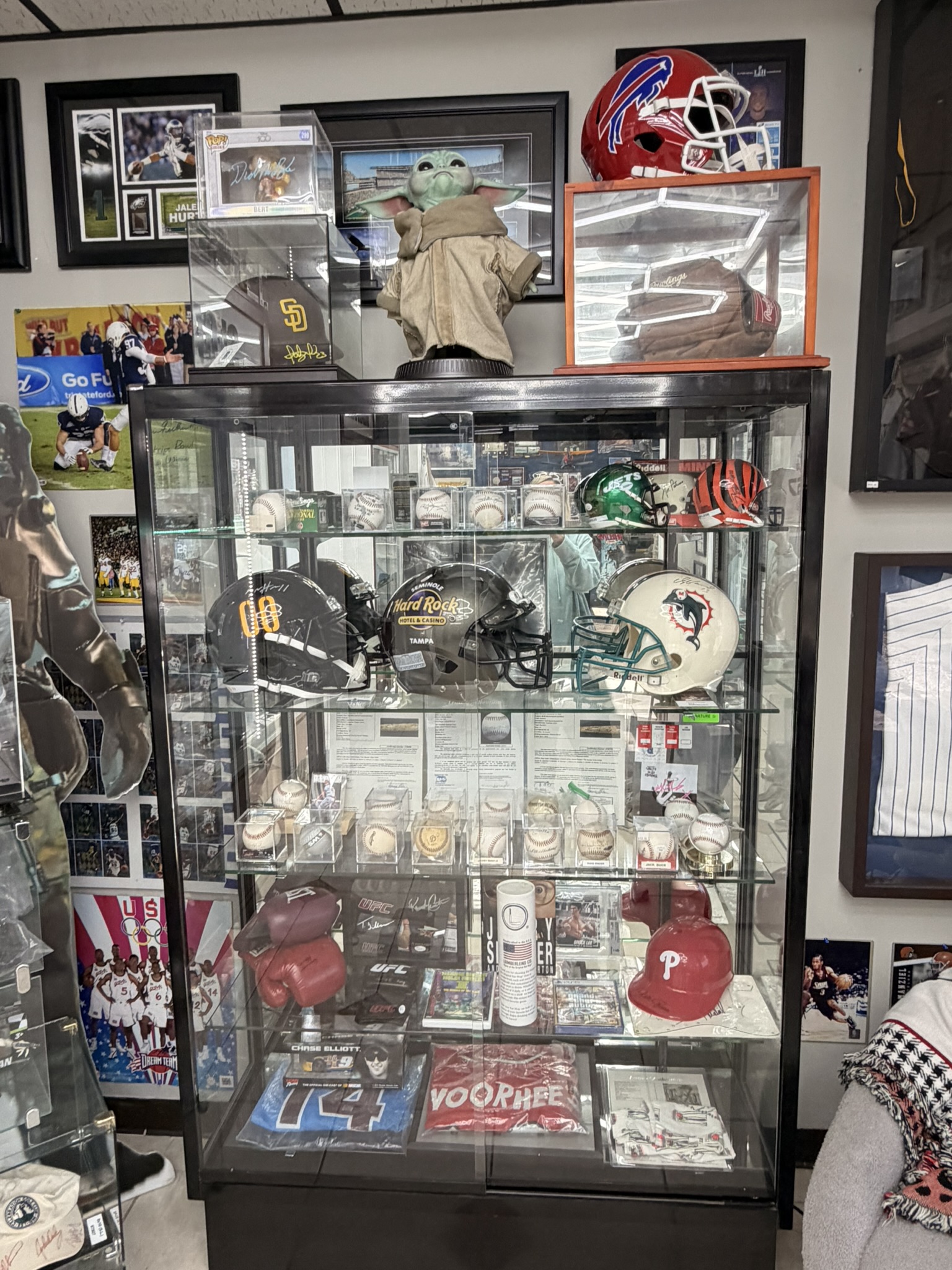 Autographed sports memorabilia — signed jerseys helmets bats at Alltimate DeLand FL